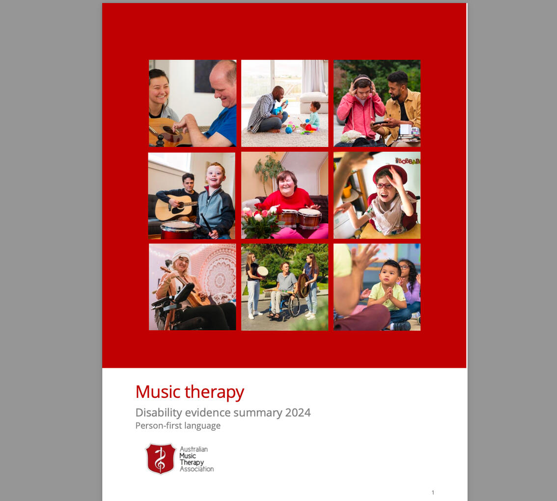 AMTA Music Therapy Disability Evidence Summary 2024